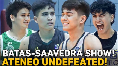 Ateneo Undefeated Pa Din Batas Vs Angas Ng Feu Yong Mendoza Magic