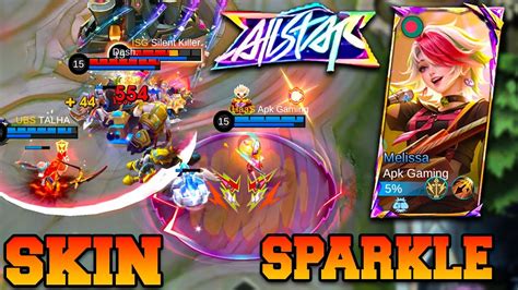 Sparkle Melissa All Star Skin MLBB Gameplay Mobile Legends Fredrinn