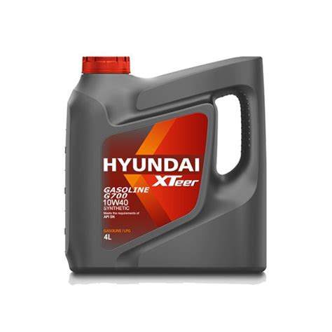 Dầu nhớt ô tô máy xăng HYUNDAI XTEER Gasoline G700 10W40 SP 4L Shopee