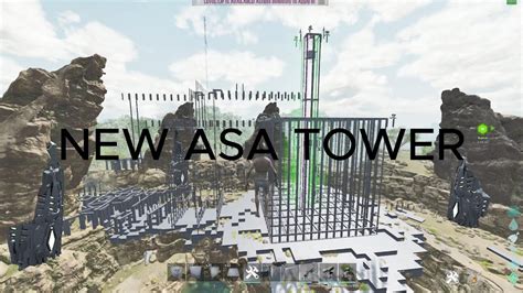 Ark Asa New Skeleton Tower Design Ini In Description Youtube