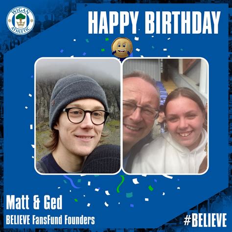 Wigan Athletic Champions On Twitter Happy Birthday To Believe