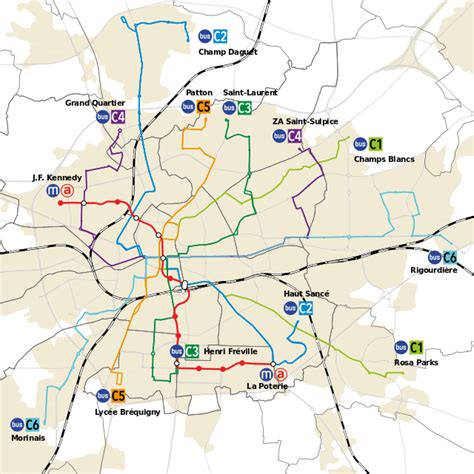 ملف Lignes de métro et bus Chronostar de Rennes svg المعرفة