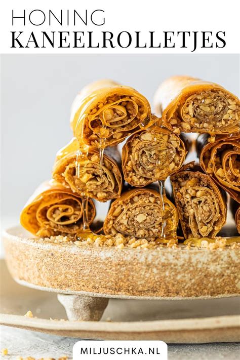 Honing Kaneelrolletjes Snelle Variant Op Baklava Recept Zoete