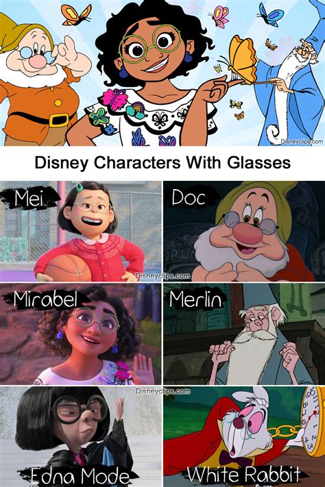 Disney Characters With Glasses