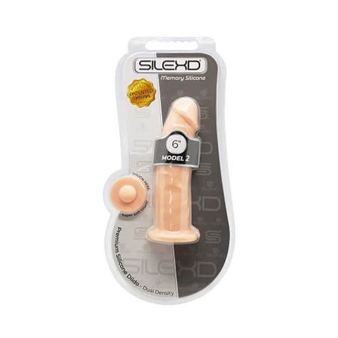 Silexd Inch Realistic Silicone Dual Density Dildo With Suction Cup