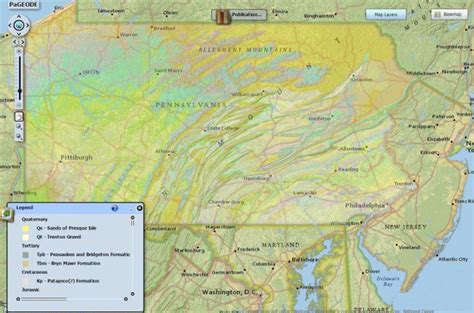 Geological Map Of Pennsylvania - Ranee Casandra