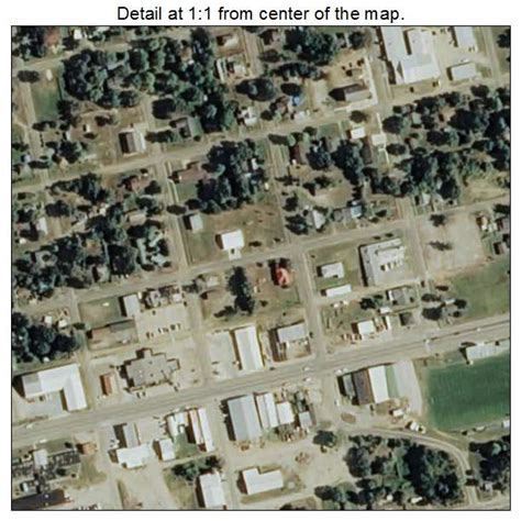 Aerial Photography Map of Quinton, OK Oklahoma