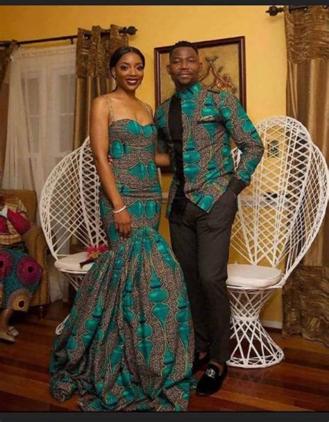 African Couple Matching Set Ankara Couple Clothing African Couple Wedding Outfit Ankara Matching