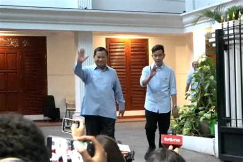 Siap Ikuti Debat Prabowo Gibran Berangkat Dari Jalan Kertanegara