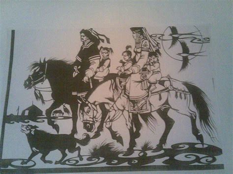 Pin On Mongolİan Papercut Art