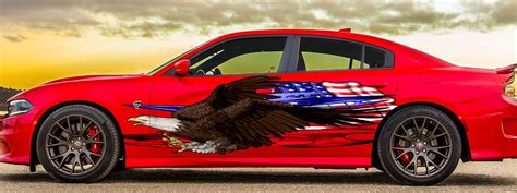 American Flag Decal Full Color Car Side Graphics Vinyl Sticker - Etsy