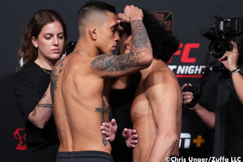 Photos Ufc Fight Night Official Weigh Ins Faceoffs Mma Underground