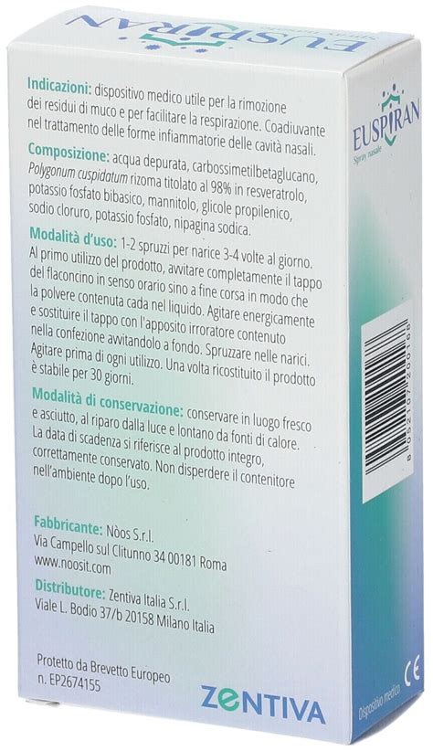 Euspiran Spray Nasale Ml A Oggi Migliori Prezzi E