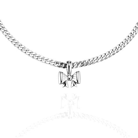 18ct White Gold Bow Emojii Charm – Olivia Bond