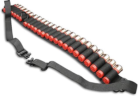 Ammunition Belts And Bandoliers Mossberg 500 Tactical Shotgun Ammo Sling Bandoleer 15 Shell Blk