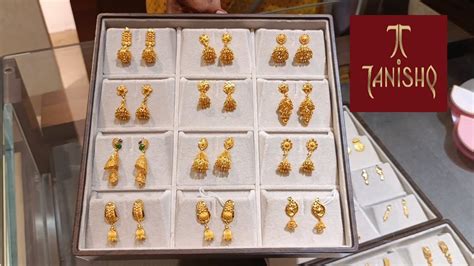 Tanishq Jewellery Gold Jimikki Collections Gold Earrings Collections