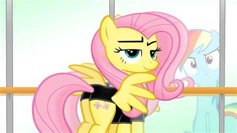 Artist Flare Chaser Derpibooru Import Fluttershy Leotard