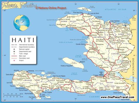 Haiti Map Tourist Attractions - TravelsFinders.Com