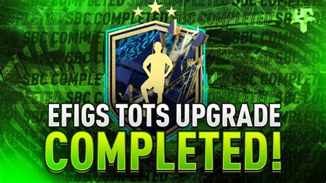 EFIGS TOTS Upgrade SBC Completed Tips Cheap Method Fifa 22 YouTube