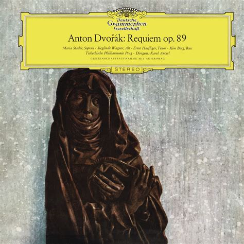 Dvo K Requiem Karel An Erl Edition Vol Album By Maria Stader