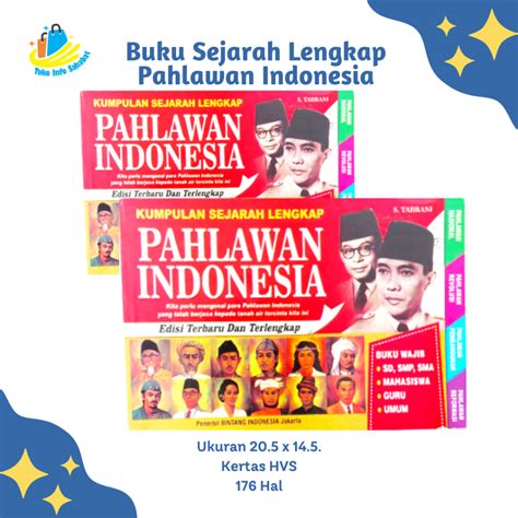 Jual Buku Kumpulan Sejarah Pahlawan Indonesia Terlengkap Shopee Indonesia