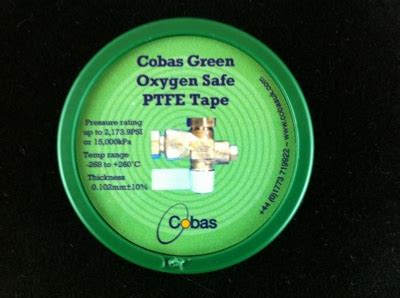 Oxygen Safe Sealing Tape Cobas Uk Ltd Ptfe Tape And Compound Oxygen