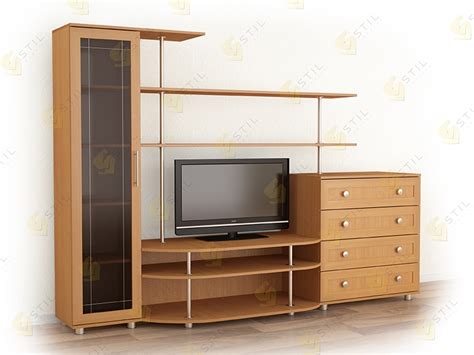 Купить модульную стенку для гостиной Бетховен-3 от производителя ...