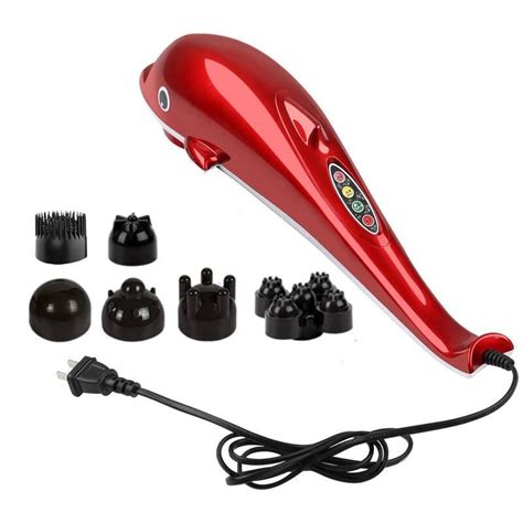 Electric Dolphin Shaped Back And Body Massager With Infrared Vibration