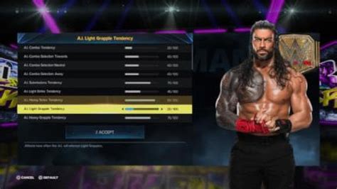 Wwe 2k23 Roman Reigns Updated Moveset Base Superstar Settings Youtube