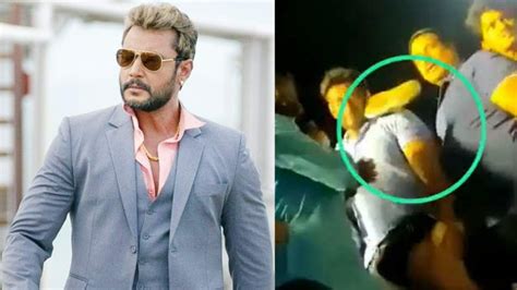 Kannada Actor Darshan Was Publicly Slapped With Chappal Video Viral Controversial Statement