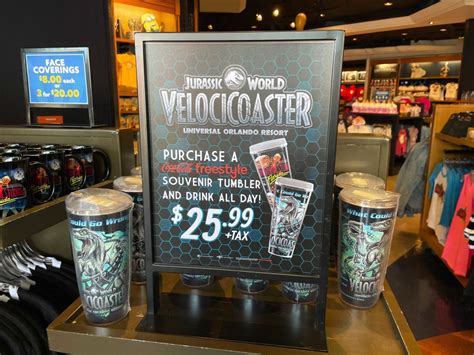 Photos New Jurassic World Velocicoaster Coca Cola Freestyle Tumbler