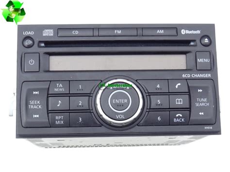 Nissan Qashqai Radio Stereo CD Player Head Unit 28185JD40A