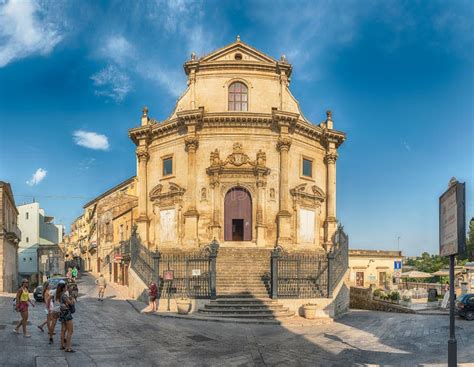 Iglesia De Anime Sante Del Purgatorio Ragusa Italy Imagen Editorial