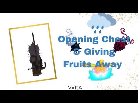 GPO Opening Legendary Fruit Chest And Giving The Fruits Away YouTube