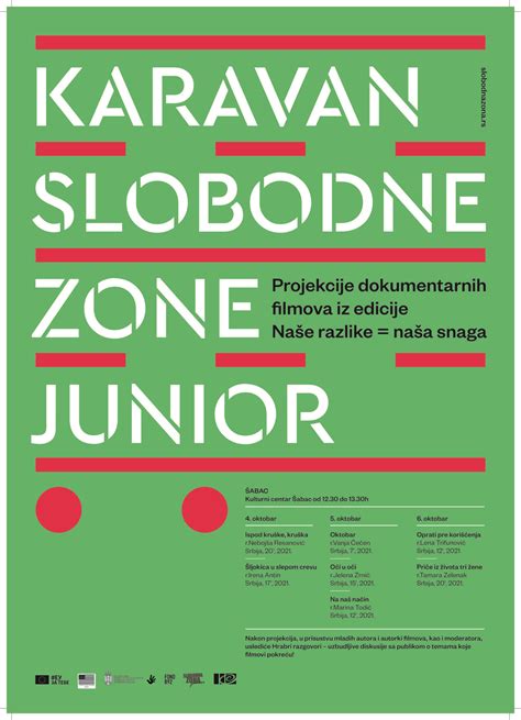 Karavan Slobodne Zone Junior Na E Razlike Na A Snaga Kulturni