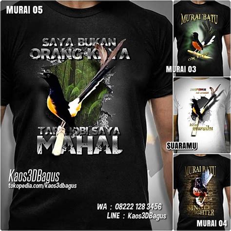 Desain Kaos Murai Batu Koleksi Gambar