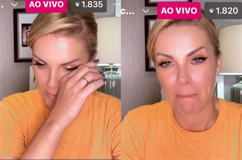 Ana Hickmann Se Emociona E Chora Em Live Sobre Viol Ncia Contra Mulher