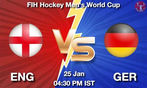 ENG Vs GER Dream11 Team Prediction Fantasy Hockey Tips