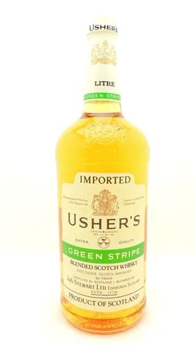 Ushers Scotch Green Stripe Scotch Liter Buy Online Max Liquor