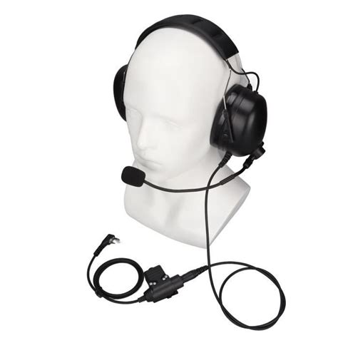 Akozon Casque Talkie Walkie Casque Radio Prise Mm R Duction Du