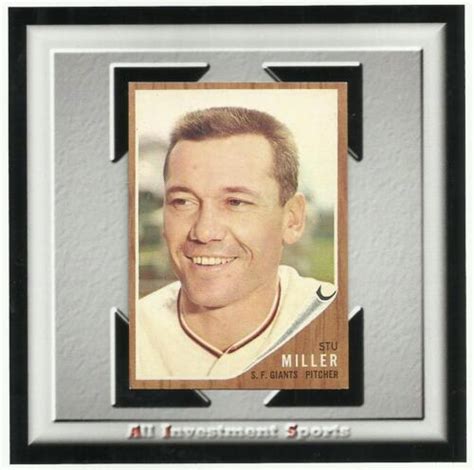 Topps Stu Miller Nm Mt Awesome Baseball Card For Set Td