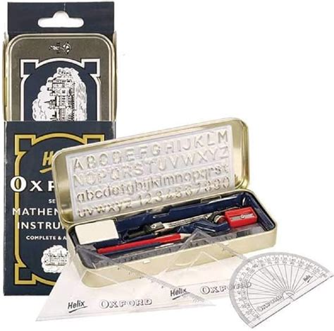 Maped Helix Oxford Piece Math Set Compass Ruler Protractor