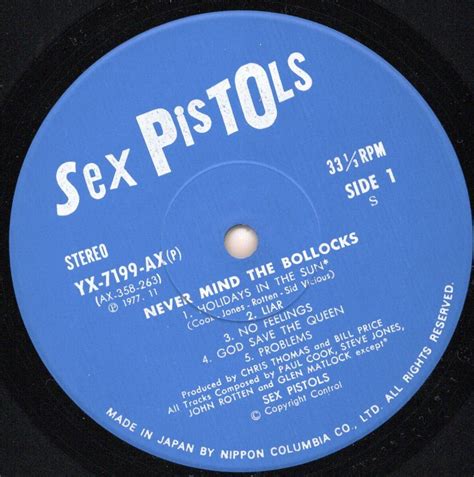 Yahoo Sex Pistols Lp