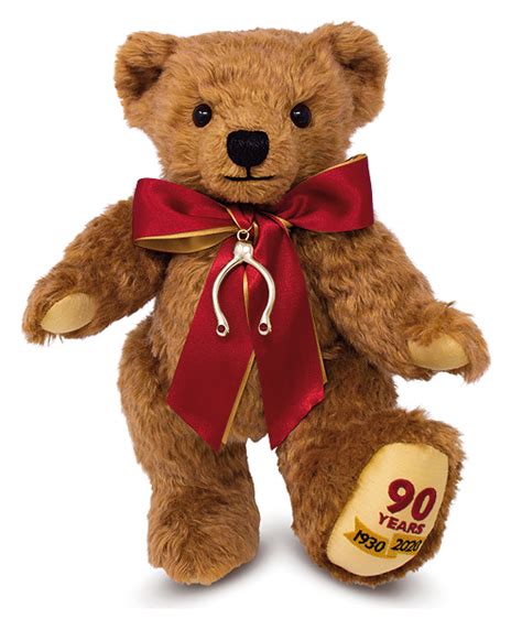 Merrythought 90th Anniversary Commemorative Teddy Bear MAJ13A90 Ashby