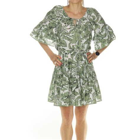 Twinset Kleed DRESS Turtle Green Lingerie Ohlala