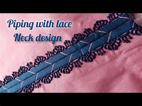 Neck Design Boot Piping And Lace With Cutting Stitching YouTube