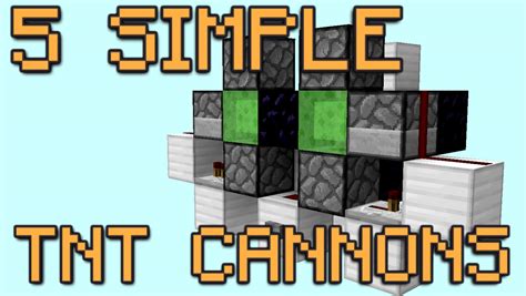 5 Best Tnt Launchercannons In Minecraft Tutorials Videos Show