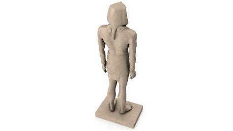 Statue of Khufu 3D model | CGTrader