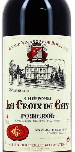 CHATEAU LA CROIX DE GAY Pomerol 2019 Wijnen HERMAN Online Shop Sedert