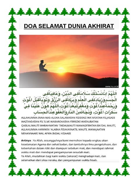 Doa Selamat Dunia Dan Akhirat Pdf